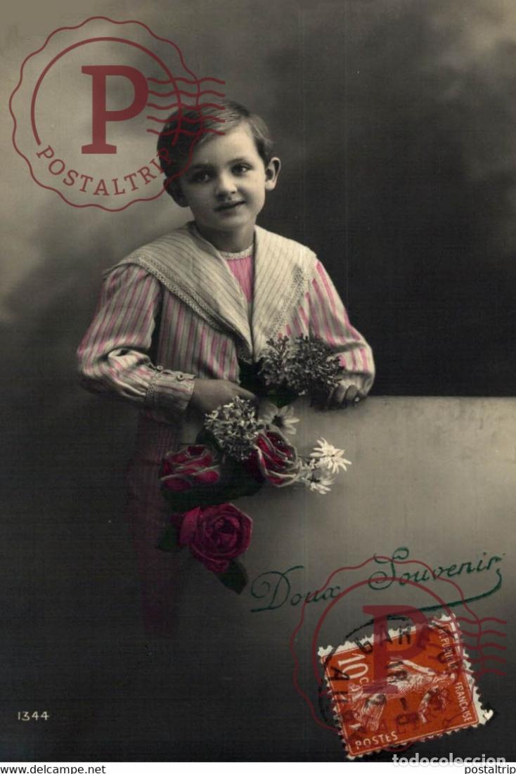 Postales: Doux Souvenir Des Gamins Kids Children Ni&ntilde;os