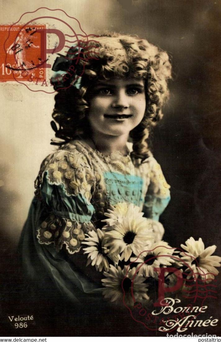 Postales: Bonne Ann&eacute;e Des Gamins Kids Children Ni&ntilde;os