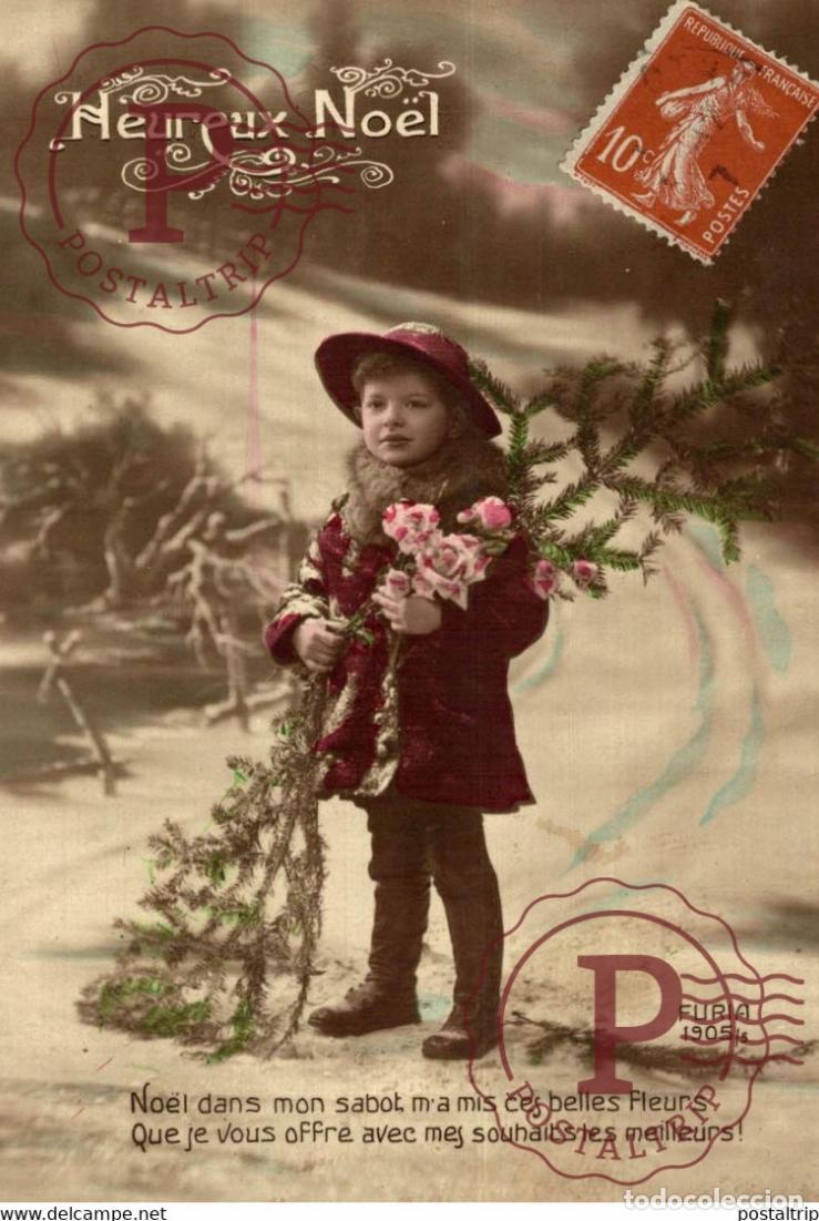Postales: Heureux No&euml;l Des Gamins Kids Children Ni&ntilde;os