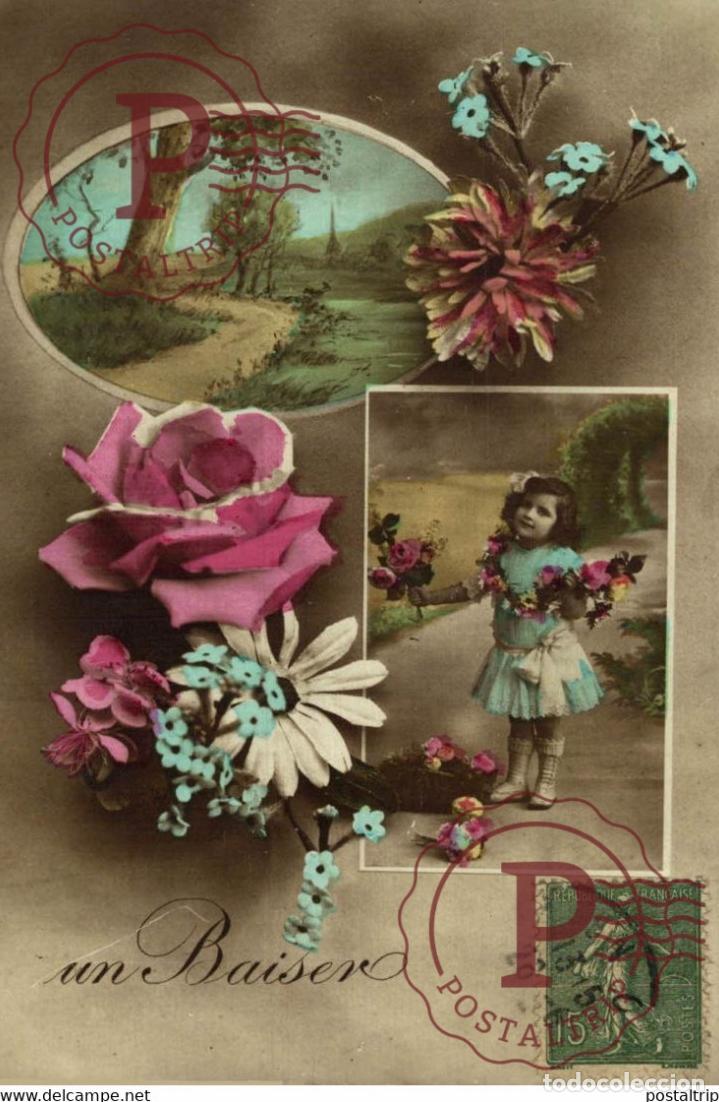 Postales: Un Baiser Des Gamins Kids Children Ni&ntilde;os