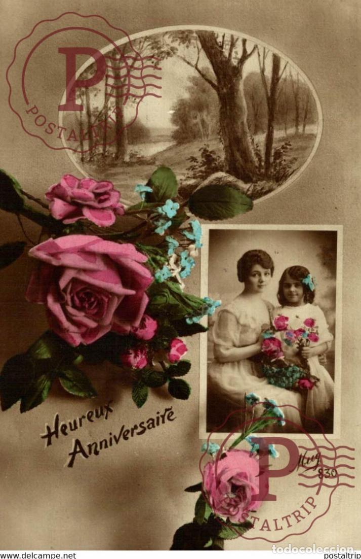 Postales: Heureux Anniversaire Des Gamins Kids Children Ni&ntilde;os