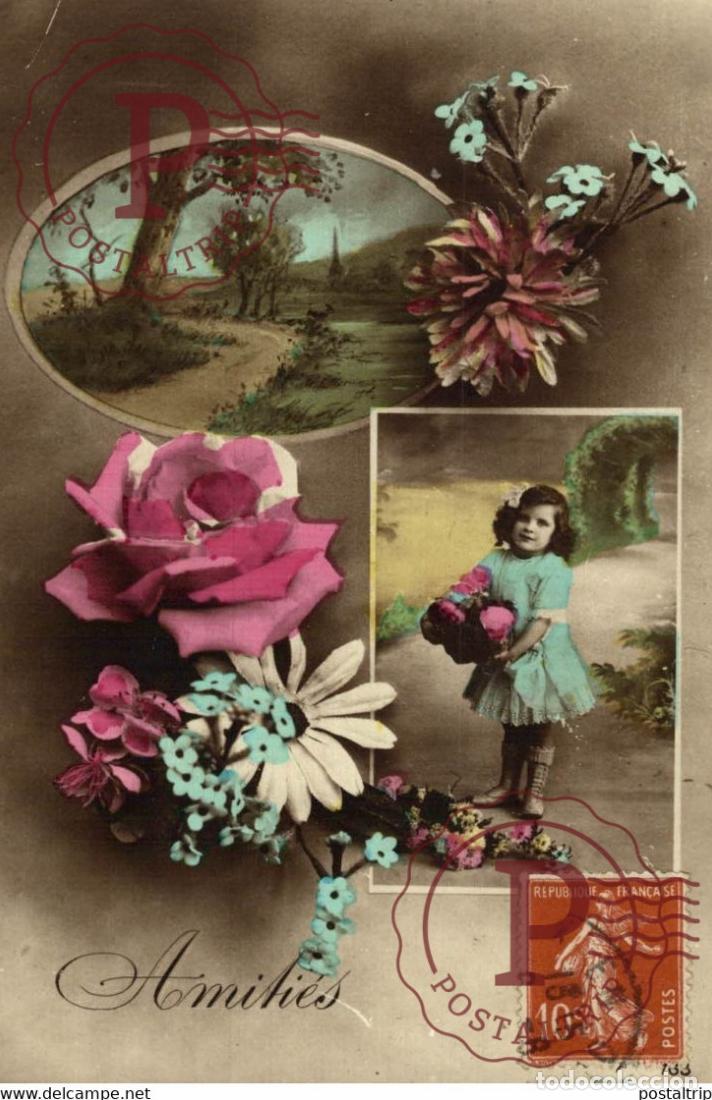 Postales: Amiti&eacute;s Des Gamins Kids Children Ni&ntilde;os