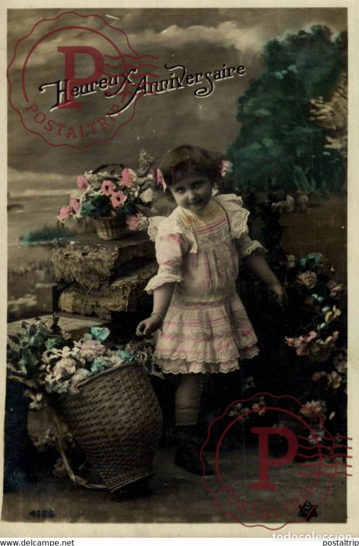 Postales: Heureux Anniversaire Des Gamins Kids Children Ni&ntilde;os