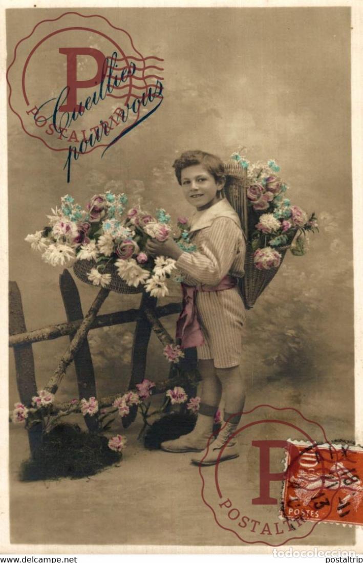 Postales: Cueillies pour vous Des Gamins Kids Children Ni&ntilde;os