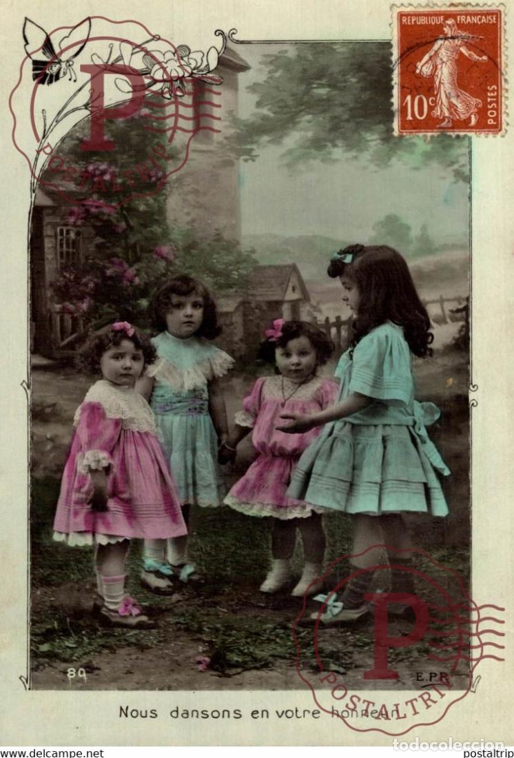 Postales: Nous dansons en votre honneur Des Gamins Kids Children Ni&ntilde;os
