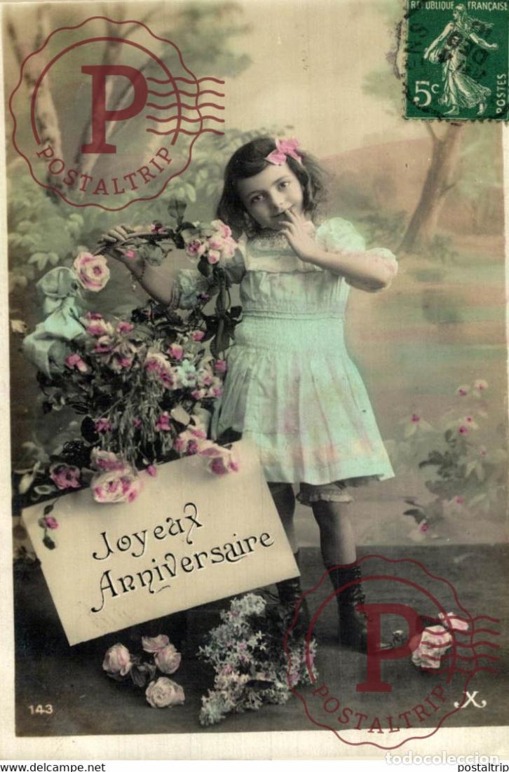 Postales: Joyeux Anniversaire Des Gamins Kids Children Ni&ntilde;os