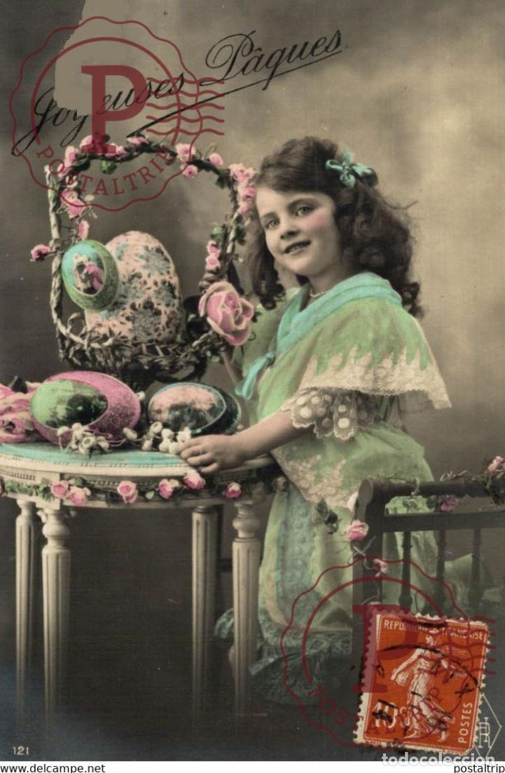 Postales: Joyeuses Paques Paques Pascua Des Gamins Kids Children Ni&ntilde;os