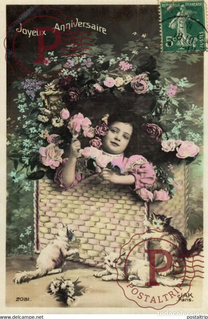 Postales: Joyeux Anniversaire Des Gamins Kids Children Ni&ntilde;os