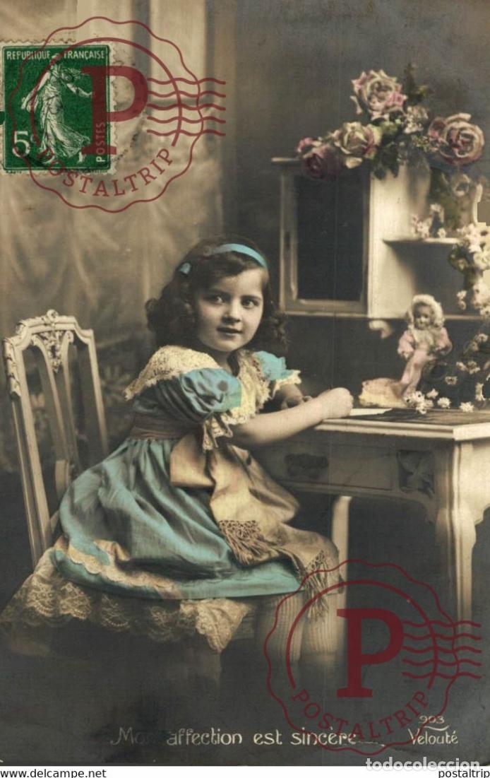 Postales: Mon affection est sinc&eacute;re Des Gamins Kids Children Ni&ntilde;os