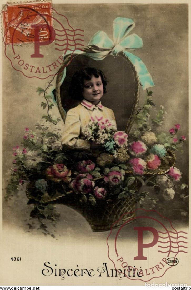 Postales: Sinc&egrave;re Amiti&egrave; Des Gamins Kids Children Ni&ntilde;os