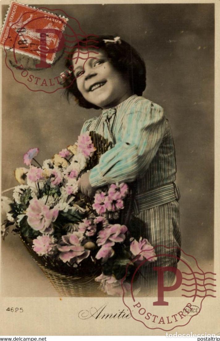 Postales: Amiti&eacute; Des Gamins Kids Children Ni&ntilde;os