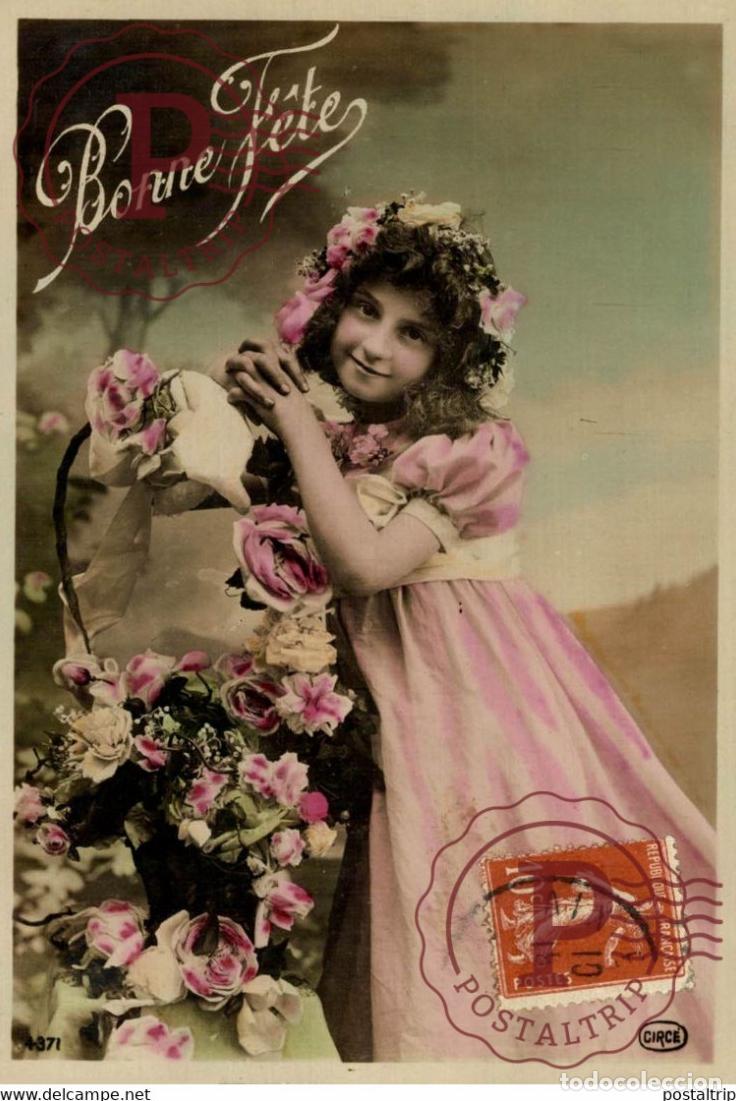 Postkarten: Bonne F&ecirc;te Des Gamins Kids Children Ni&ntilde;os