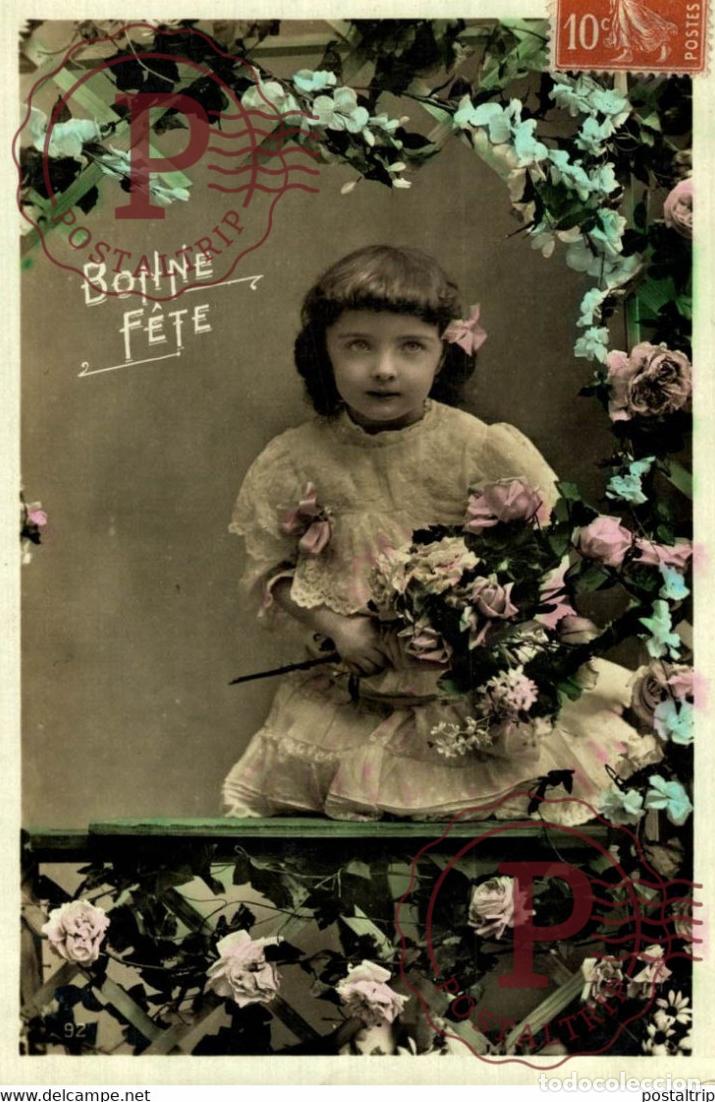 Postkarten: Bonne F&ecirc;te Des Gamins Kids Children Ni&ntilde;os