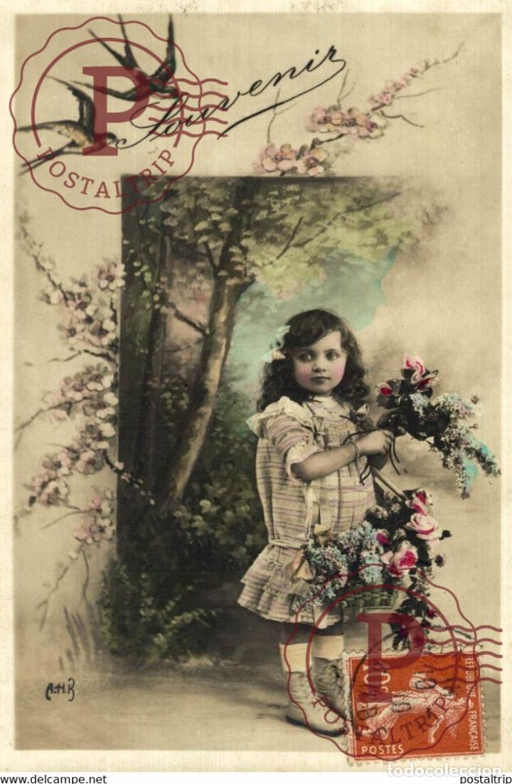 Postcards: Souvenir Des Gamins Kids Children Ni&ntilde;os