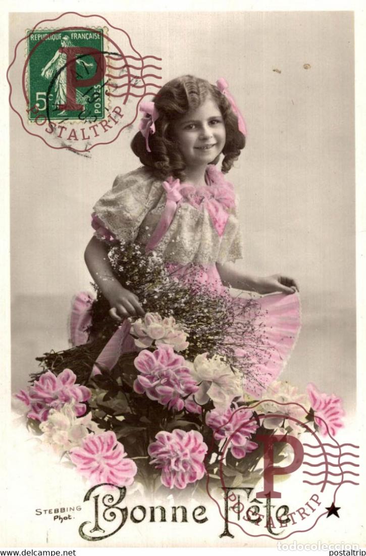 Postcards: Bonne F&ecirc;te Des Gamins Kids Children Ni&ntilde;os