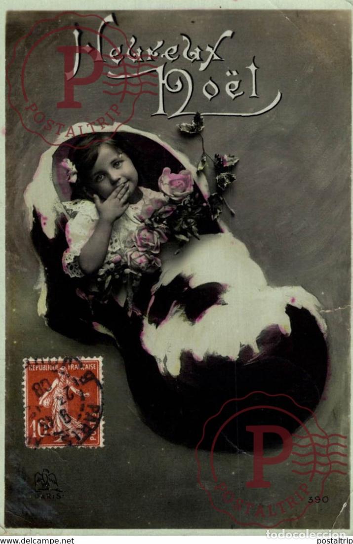 Postales: Heureux No&euml;l Des Gamins Kids Children Ni&ntilde;os