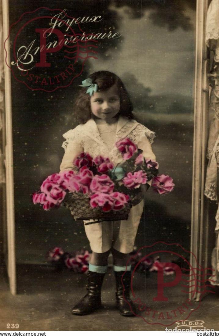 Postales: Joyeux Anniversaire Des Gamins Kids Children Ni&ntilde;os