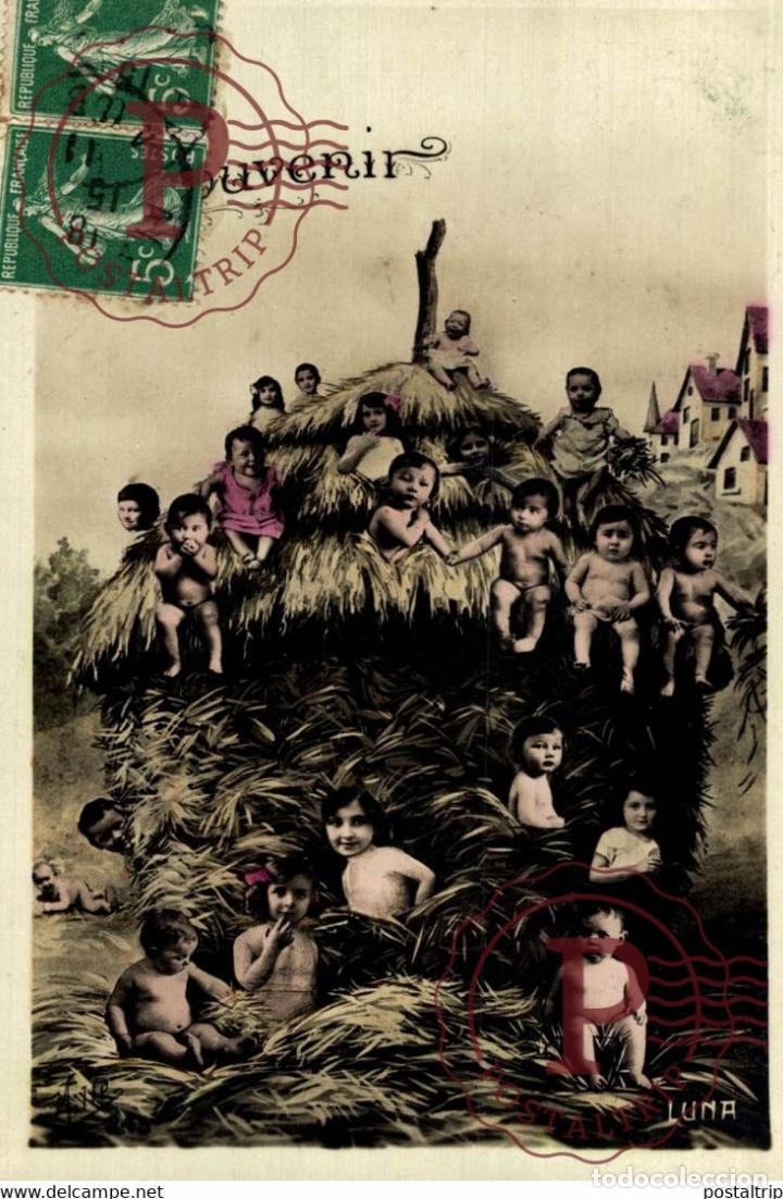 Postales: Souvenir Des Gamins Kids Children Ni&ntilde;os