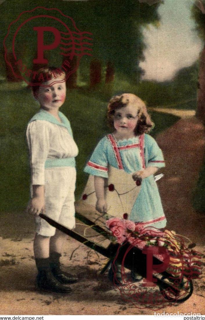 Postales: SERIE GEL BRILLANT 1828 FANTAISIE Enfant Des Gamins Kids Children Ni&ntilde;os