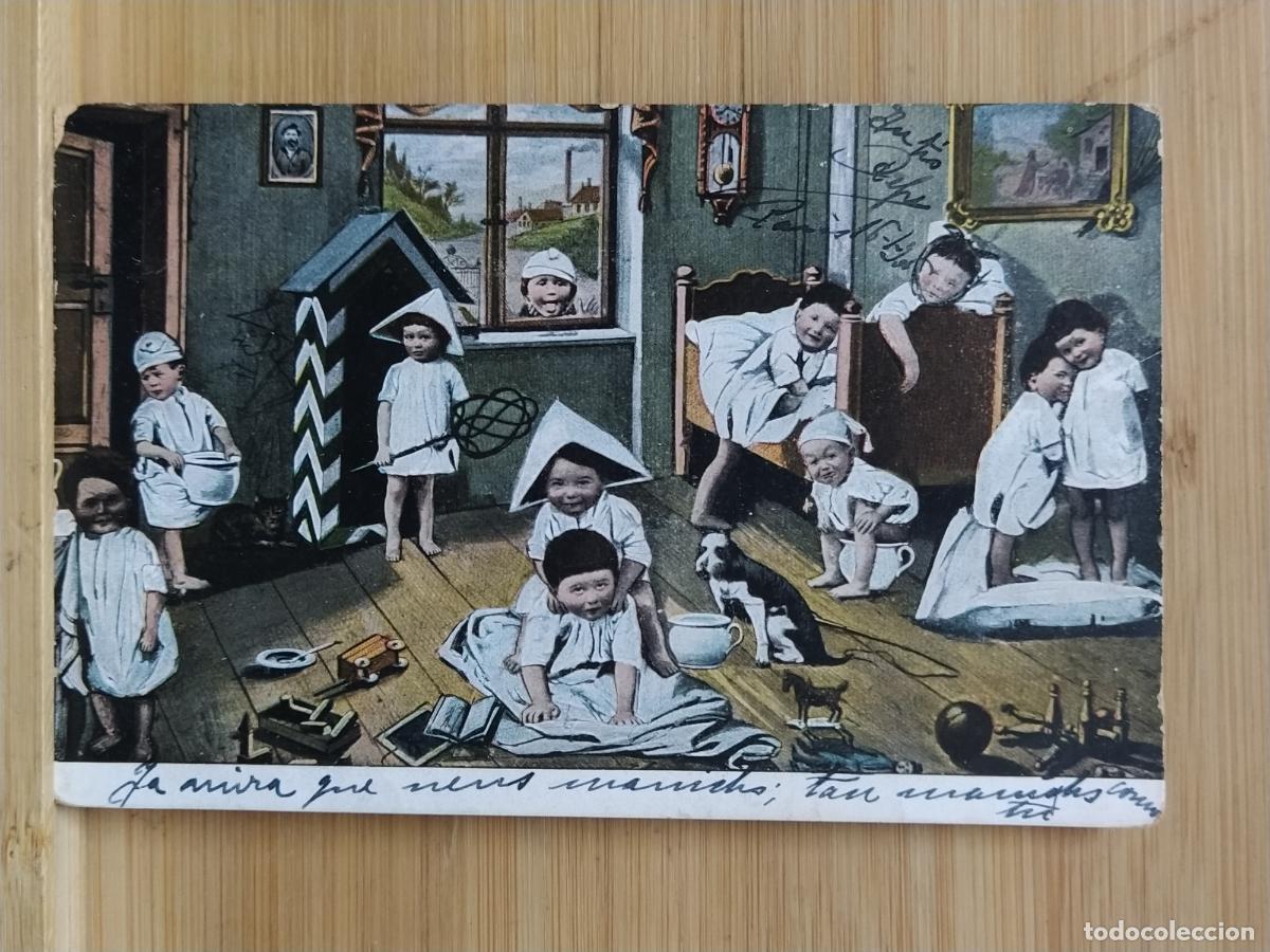 Postales: MUCHOS NI&Ntilde;OS EN UNA HABITACION - POSTAL ANTIGUA (117.040)