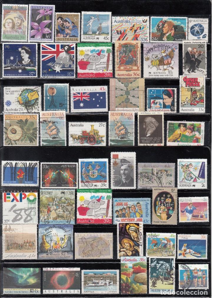 Postales: LOTE DE 50 SELLOS DIVERSOS - Foto 1