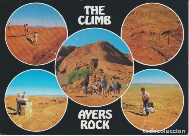 Postales: THE CLIMB. AYERS ROCK . AUSTRALIA - Foto 1