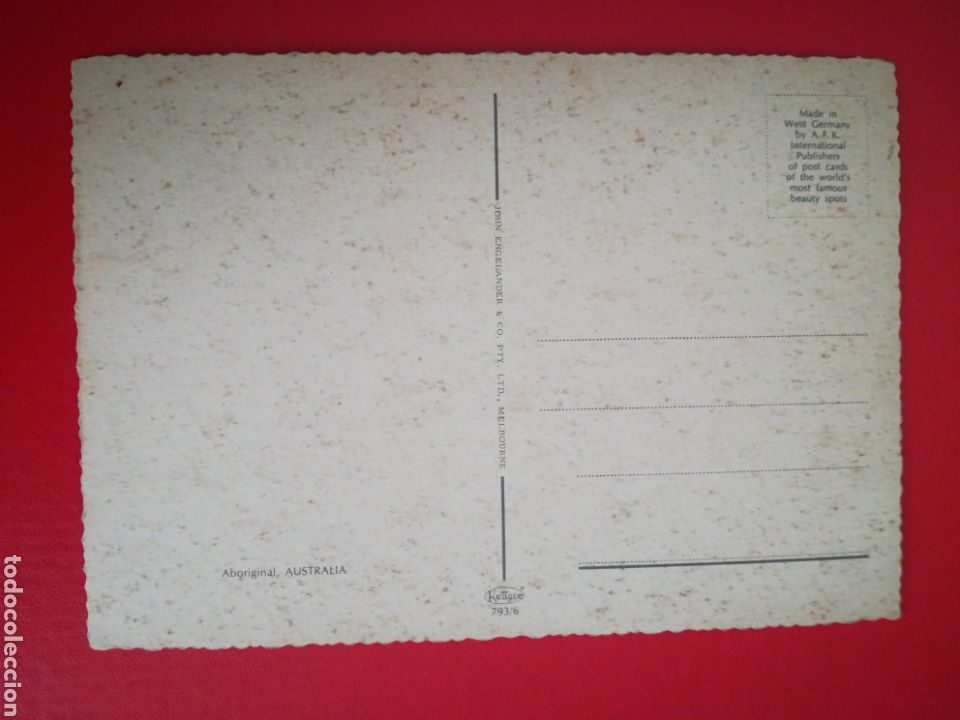 Postales: Aborigen australiano. Australia. - Foto 2