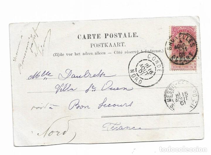 Postales: POSTAL ANTIGUA - BRUXELLES-COBSERVATOIRE DE MUSIQUE - Foto 2 - 312368018