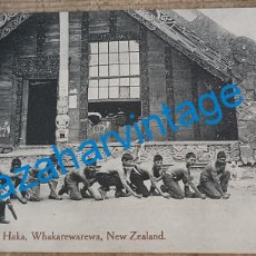 Postales: NUEVA ZELANDA, A MAORI HAKA, WHAKAEWAREWA, ESCRITA EN 1909