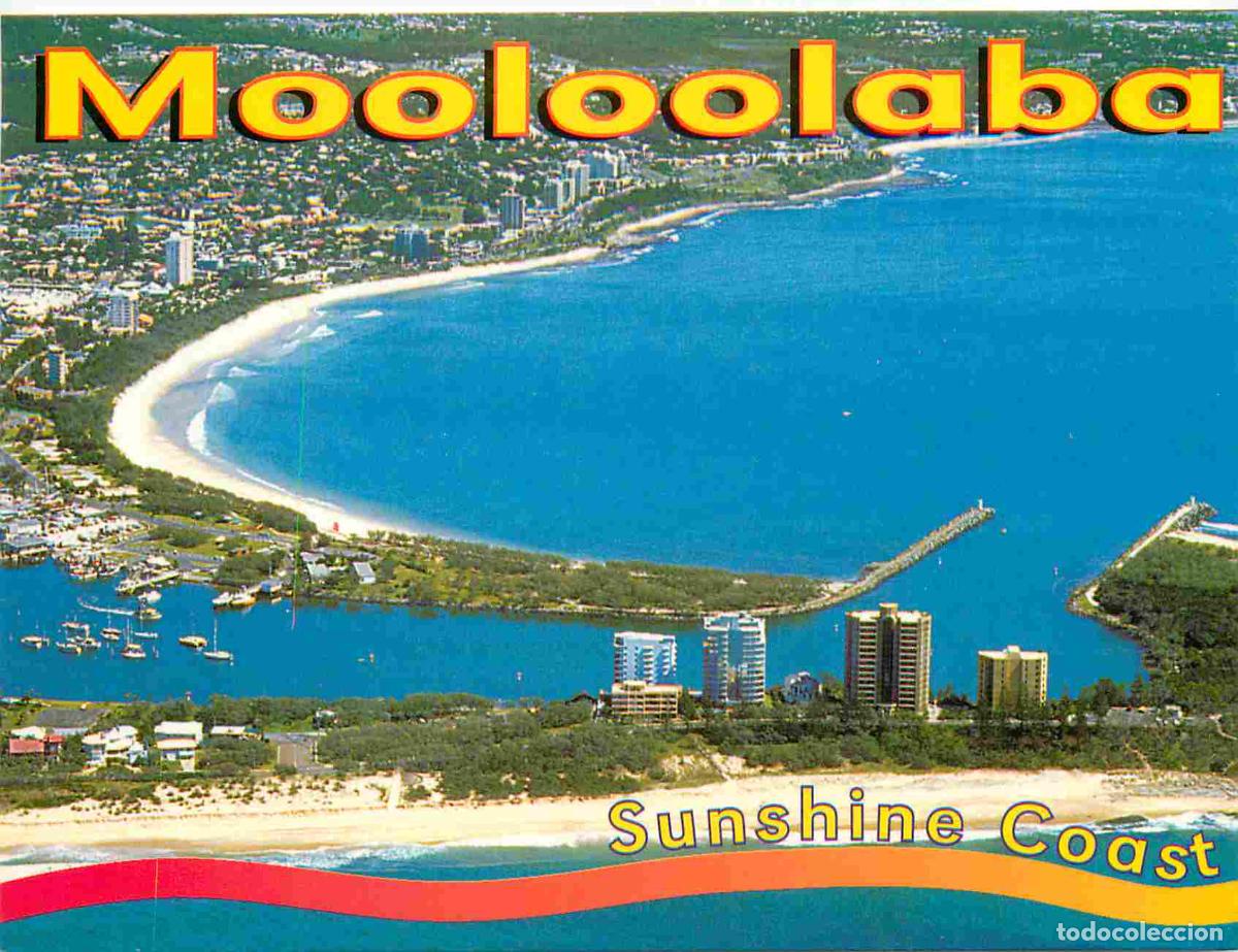 Postales: Australie - Mooloolaba - vue a&eacute;rienne - Mooloolaba aerial featuring Point Cartwright Mooloolaba Rive - Foto 1