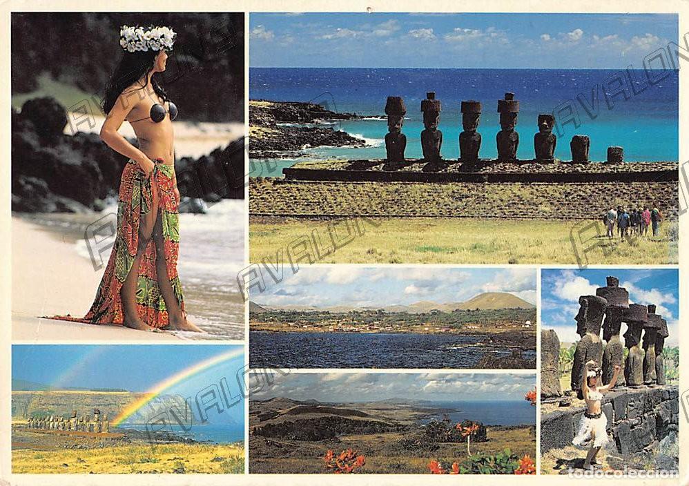 Postales: Postal de la Isla de Pascua Rapa Nui - Sin Circular - Foto 1