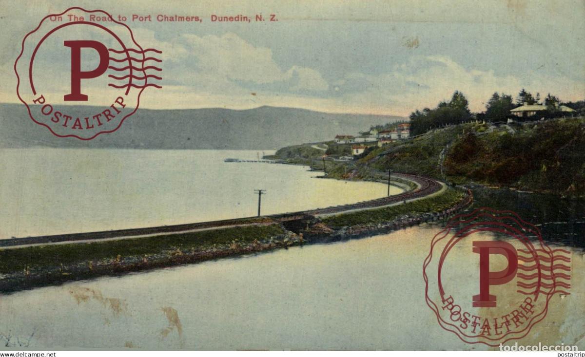 Postales: NUEVA ZELANDA. ON THE ROAD TO PORT CHALMERS, DUNEDIN