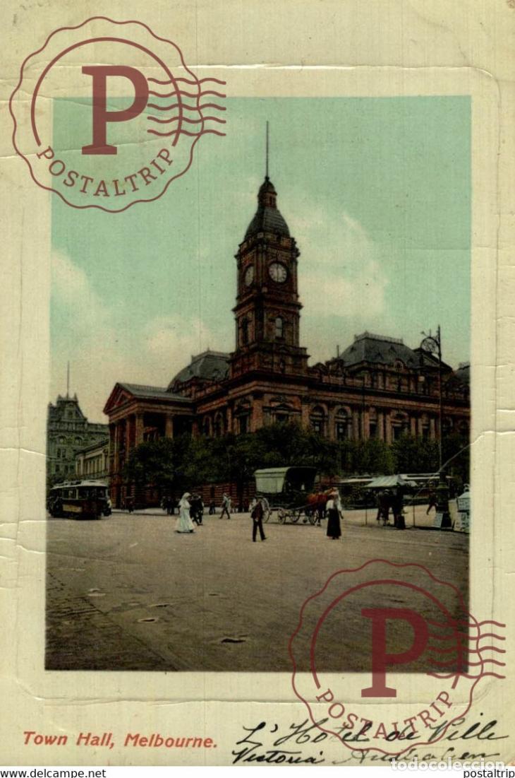 Postales: TOWN HALL MELBOURNE AUSTRALIA - Foto 1