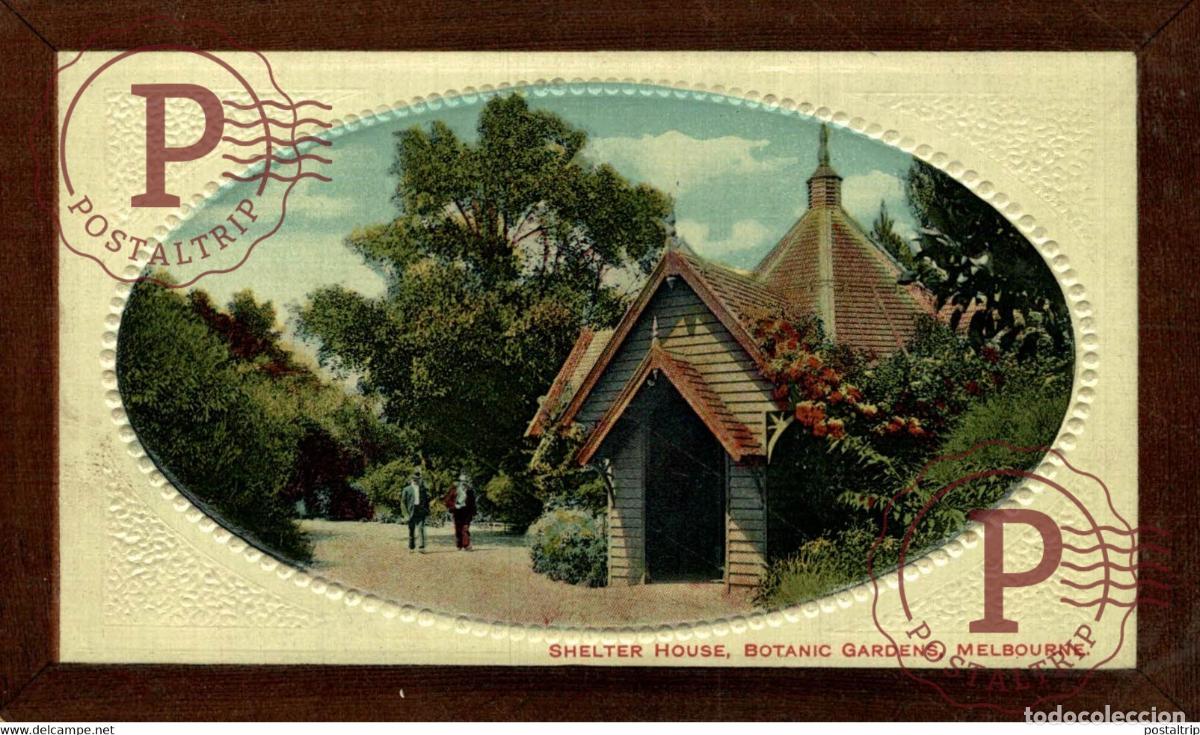 Postales: SHELTER HOUSE BOTANICAL GARDENS MELBOURNE VICTORIA AUSTRALIA