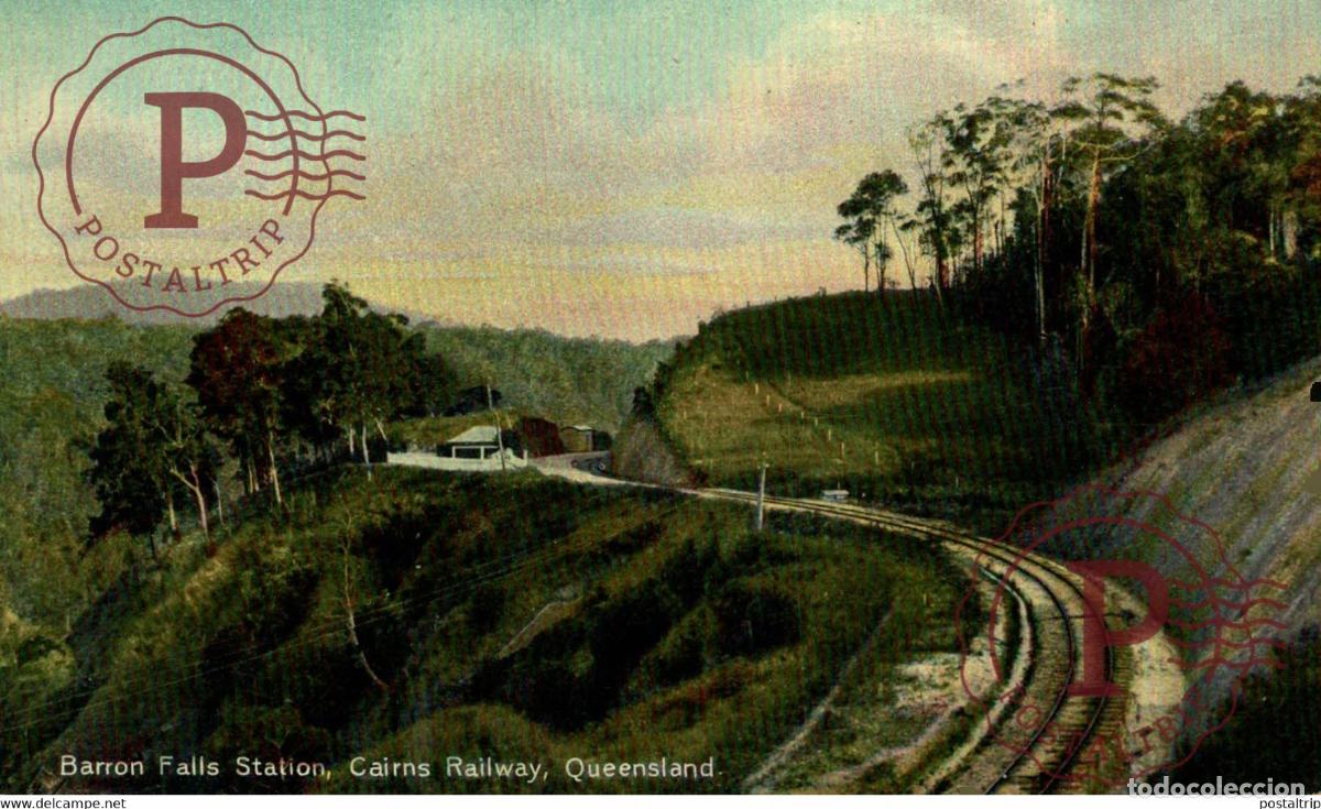 Postales: Australia QLD BARRON FALLS Railway Station Cairns Railway AUSTRALIA
