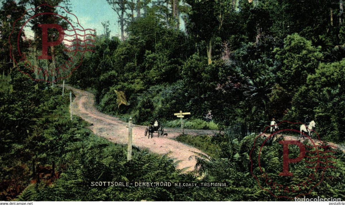 Postais: Scottsdale - derby-Road NE.COAST TASMANIA AUSTRALIA