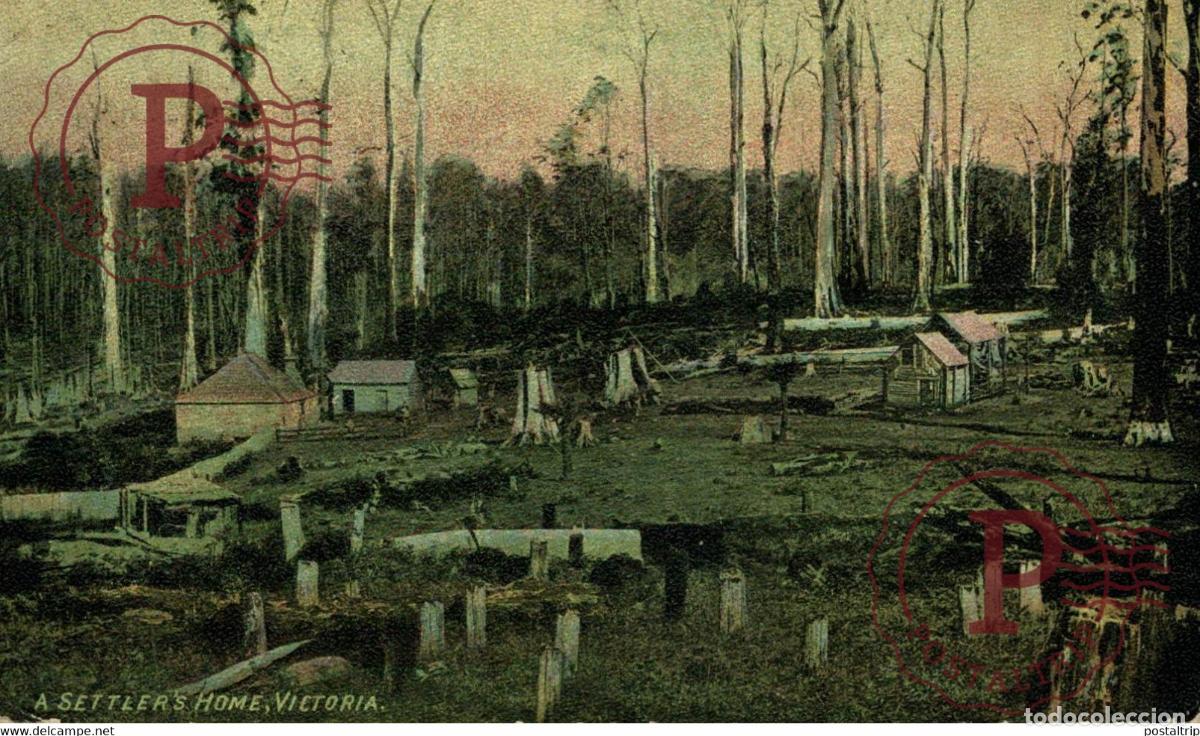 Postais: A SETTLERS HOME VICTORIA AUSTRALIA