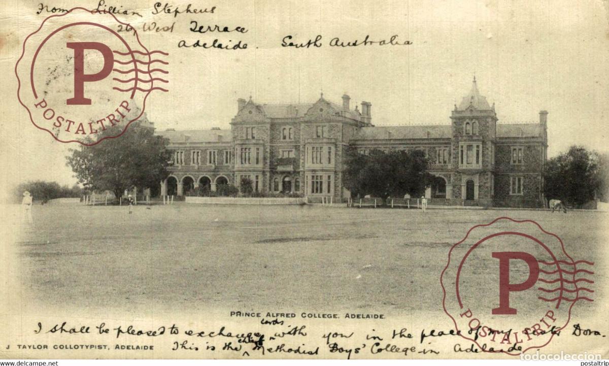 Postais: Adelaide - Prince Alfred College AUSTRALIA