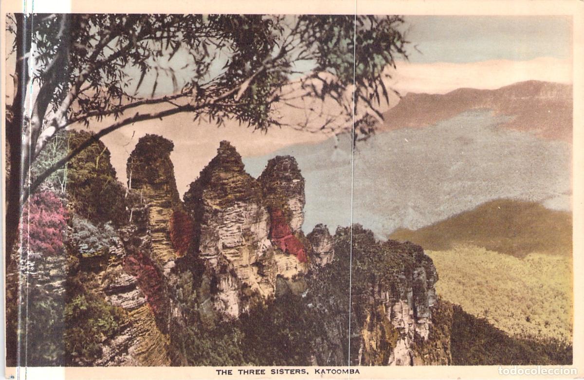 Postales: Tarjeta Postal Paisaje The Three Sisters en Katoomba Australia