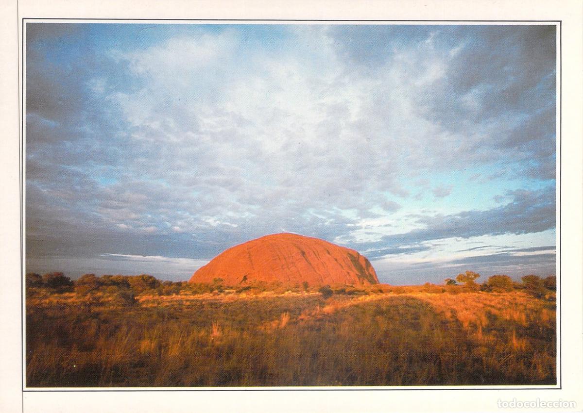 Postales: Postal de Ayers Rock en el Territorio del Norte de Australia