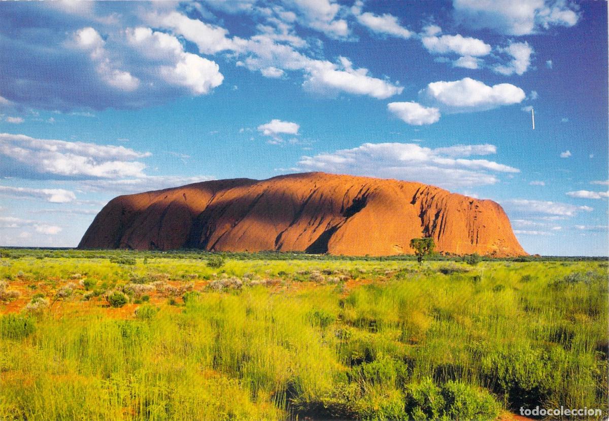 Postales: Postal de Uluru, Ayers Rock en el Desierto de Australia