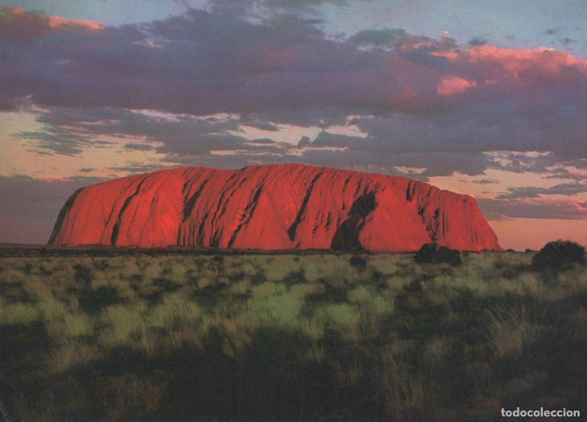 Postais: Australia Alice Springs Ayers Rock At Sunset Photographed From Unposted *YAP798