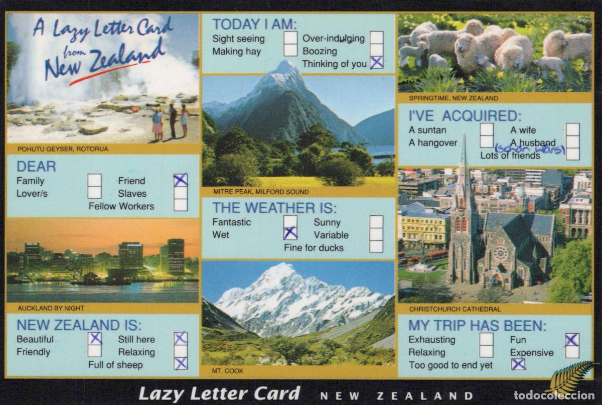 Postais: New Zealand Rotorua Milford Sound Auckland Christchurch Mt Cook Multi *YAS908