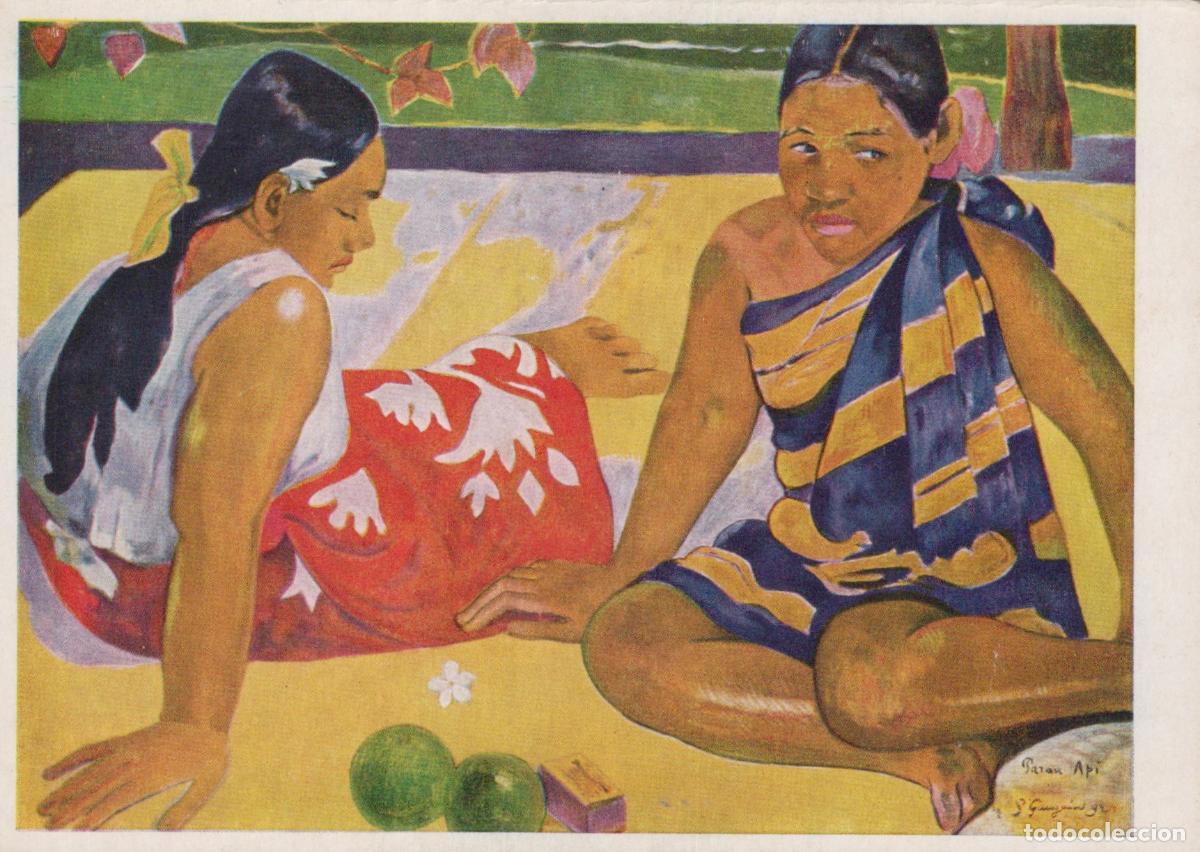 Postales: French Polynesia Papeete Two Women By Paul Gauguin Unposted *YAU775