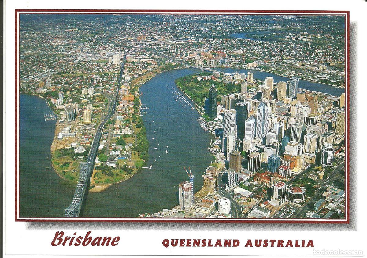 Postales: POSTAL BRISBANE (AUSTRALIA) - QUEENSLAND AUSTRALIA, VISTA AEREA - 17X12 CM