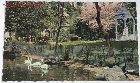 ANTIGUA POSTAL DE SAN SEBASTIAN - PEQUE&Ntilde;O PARQUE DENTRO DE LA CIUDAD