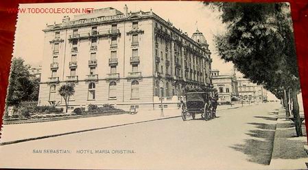 Postkarten: ANTIGUA POSTAL DE SAN SEBASTIAN - HOTEL MARIA CRISTINA