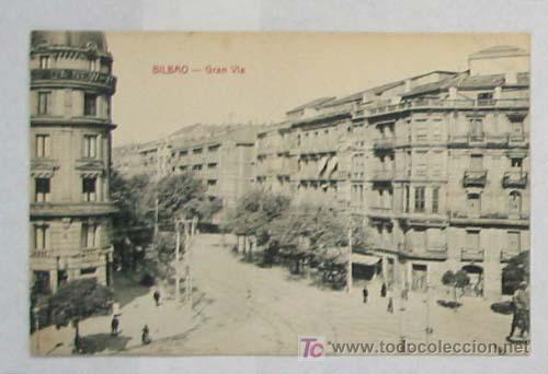 Postales: TARJETA POSTAL BILBAO. Gran V&iacute;a - Foto 1