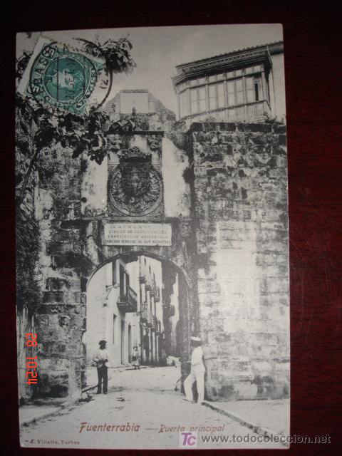 Postales: FUENTERRABIA,PUERTA PRINCIPAL - Foto 1
