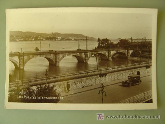 Postales: IRUN - LOS PUENTES INTERNACIONALES - Foto 1